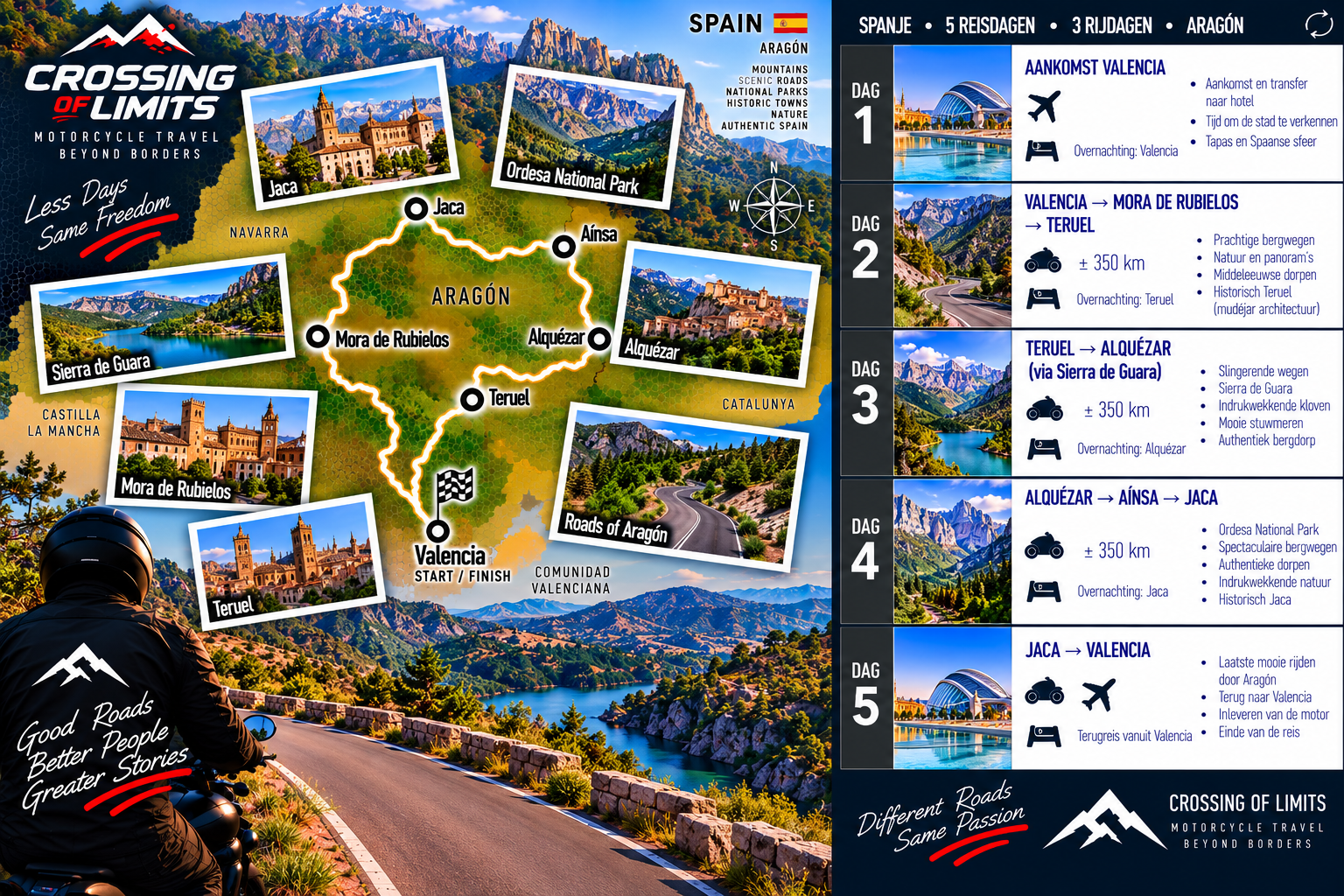 5-daagse motorreis Zuid-Oost Spanje · Valencia
